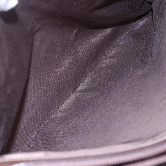 BURBERRY Nova Check Tote Bag Canvas Beige Silver Auth BA7138 - Picture 12 of 16